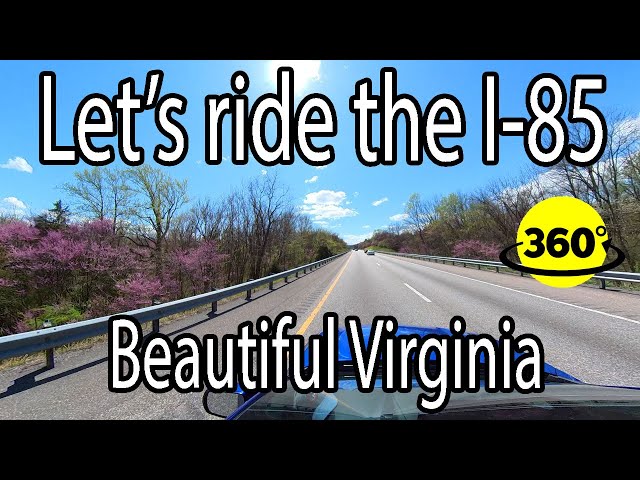 360° Video | Gorgeous Spring scenery! Let's ride Interstate 81 in Virginia
