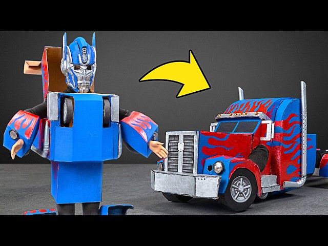 Turning Ordinary Ken Doll Into The Strongest Transformer Car Of Optimus Prime! 👱🏻‍♂️🤖