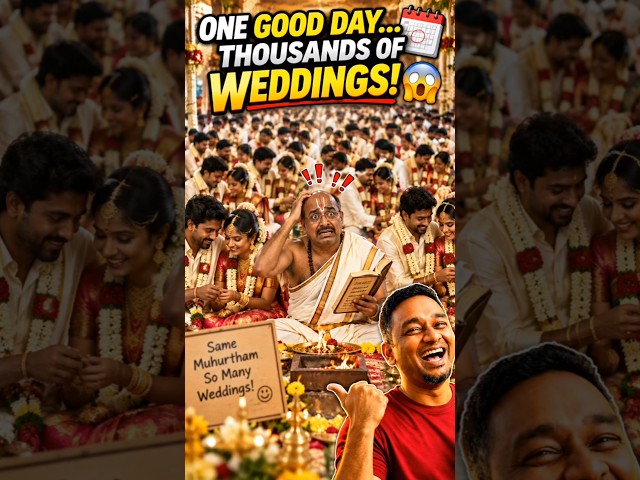 TOO MANY WEDDINGS ON ONE GOOD DAY! 😱💍 | INDIA | TAMILNADU | #marriage #new