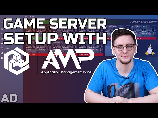How I easily made my own GAME SERVER using AMP! - TechteamGB