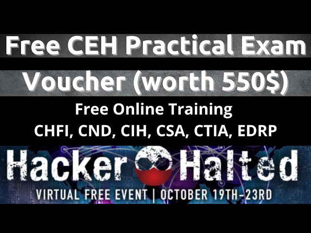 Certified Ethical Hacker Practical Exam Voucher 2020 | Hacker Halted 2020