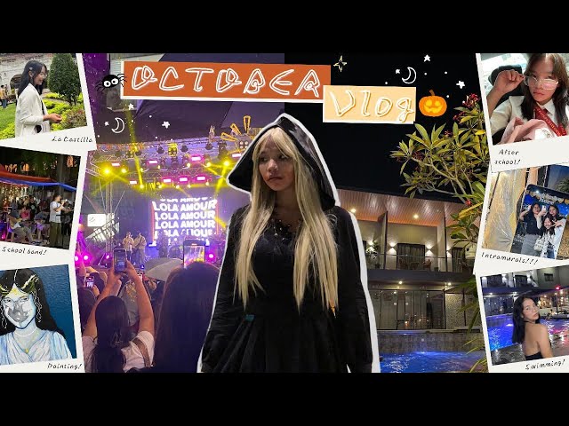 ꕥLate October Vlog|| 14: Intramurals, Art Gallery, Concert, Halloween, Swimming and more🎃🎨🎸