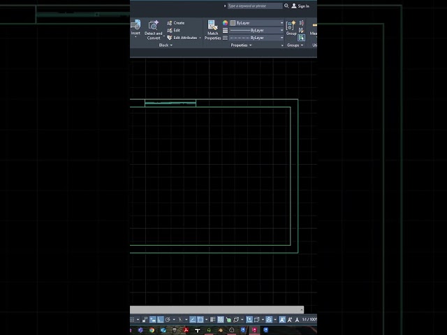 How to Draw a Simple 2D Floor Plan in AutoCAD 2026 p2 #autocad #autocadblocks #autocadtutorial