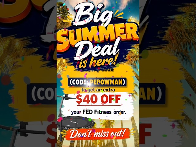 FED Fitness Summer Sale | PE Bowman @fedfitness.global