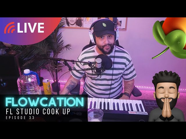 Flowcation Ep. 33: Making a beat & song in FL Studio [crashLanding & Side Eye]