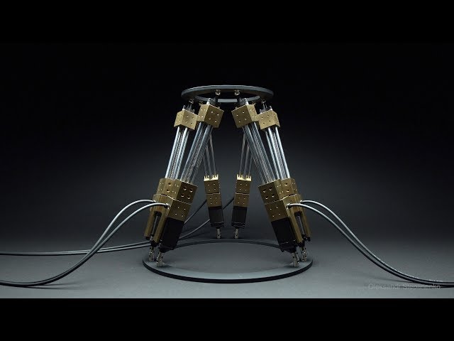 Hexapod (Gough-Stewart platform) 6-axis parallel robot