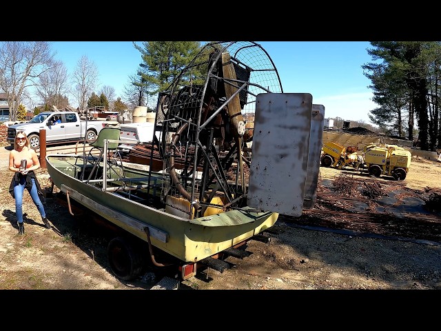 Junky Airboat "CaddySwampAss" Consolidated (All 4 videos cut down to one fast pace)