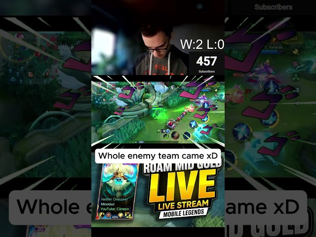 Miya Got Ganked by the WHOLE Enemy Team 😂💀 | MLBB #shorts