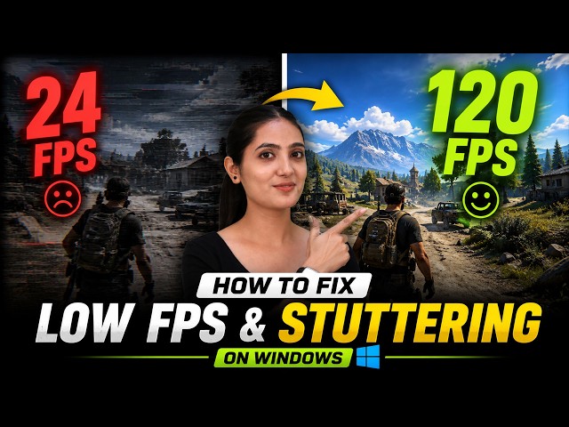 How to FIX Low FPS & Stuttering on Windows (Easy Guide)