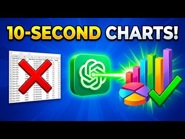 The AI Secret to Perfect Excel Charts & Dashboards 📊