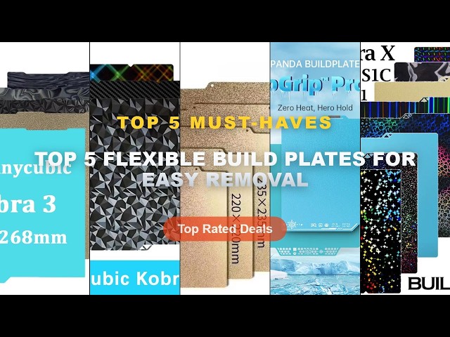 Cheap & Best Top 5 Flexible Build Plates For Easy Removal Unboxing & Review - For Anycubic Kobra X B