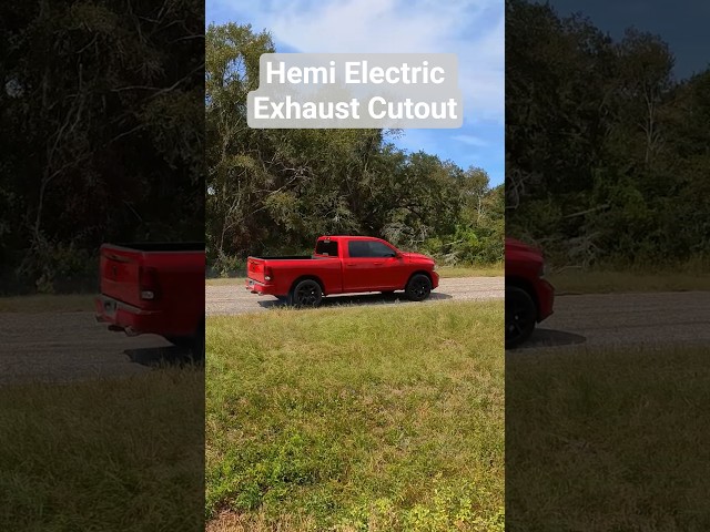 Hemi Electric Exhaust Cutout - Evil Energy #hemi #ram #shorts