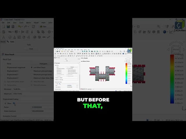 Visualizing Deformation: Crankshaft Stress Test!