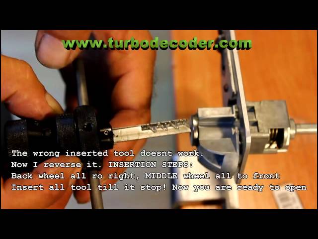 TURBO DECODER HU92 OPENING FACTORY INSTRUCTIONS