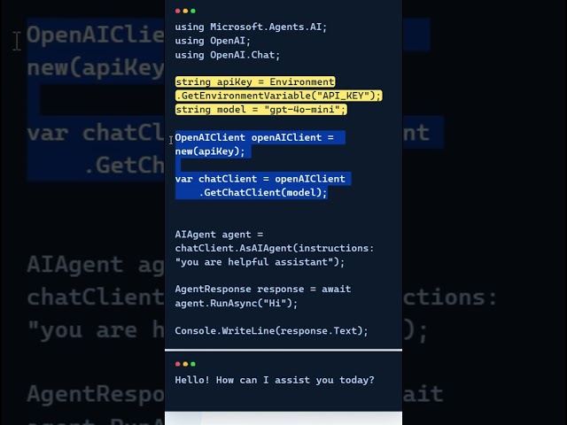 Build Your First AI Agent in .NET