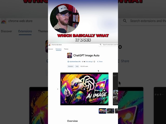 AI Chrome Extension For ChatGPT Image Prompts