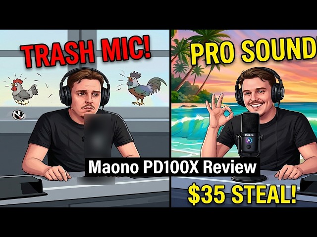 Maono PD100X Review & Settings 