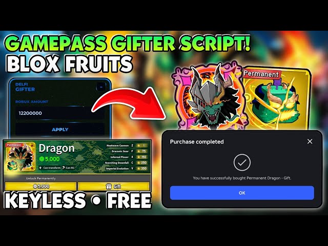 [BEST🐲] GamePass Gifter Script Blox Fruits Script! 🔥 | NO KEY • UNDETECTED • OVERPOWERED