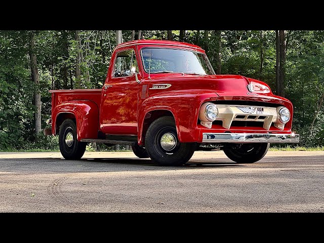 1954 Ford F100 Y Block V8 w/ Factory Overdrive FOR SALE AT CHICAGO CAR CLUB