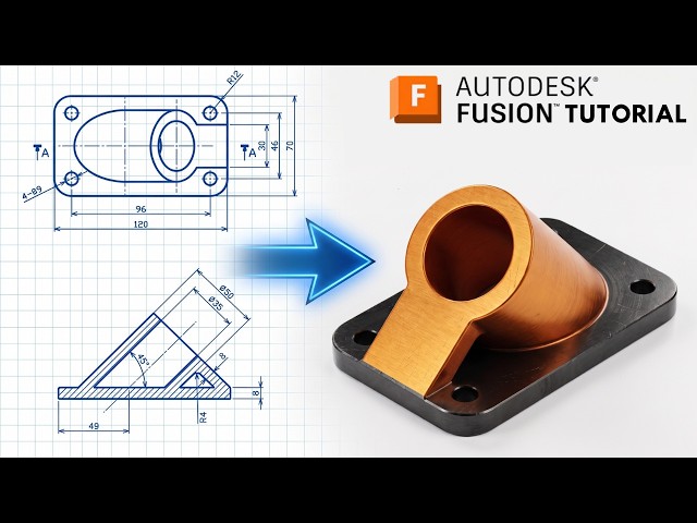 Autodesk Fusion 360 From Zero - How to use Plane Along Path