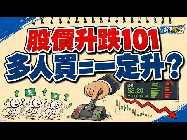 股價點解會升跌？原來和多人買無關！看懂 Bid、Ask 與競價原理【新手教學S2︱股價升跌篇】#學投資