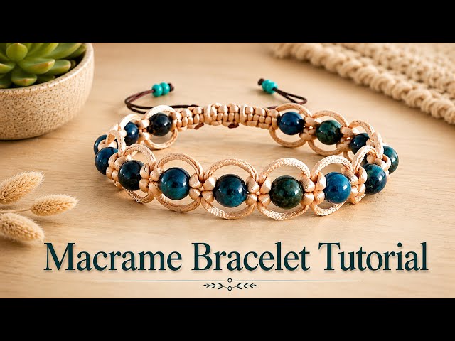 So Easy Yet Elegant! Make This Macrame Bracelet Today