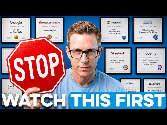 STOP Buying AI Certifications Until You Watch This
