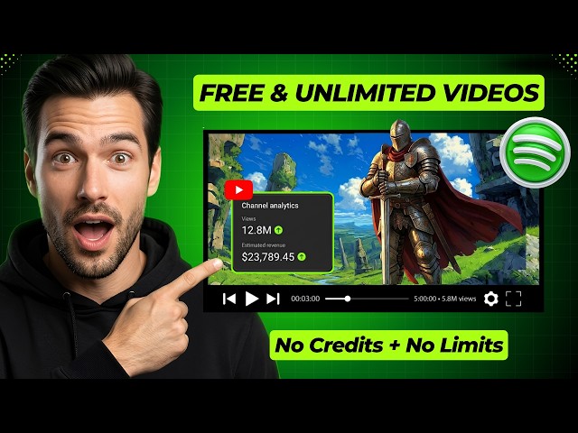 Make Long AI Music Videos FREE & UNLIMITED | No Limits, No Credits