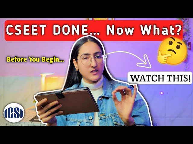 Cleared CSEET? Don’t Start CS Executive Until You Watch This!