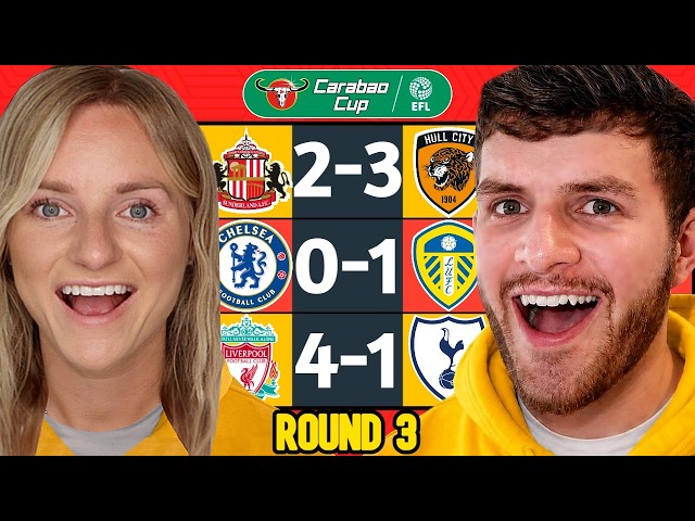 EFL CUP ROUND 3 PREDICTIONS