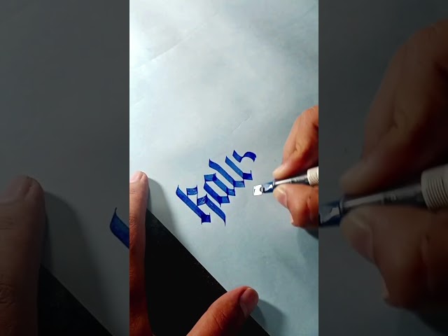 Comment your name 😱 #calligraphywithme #shorts