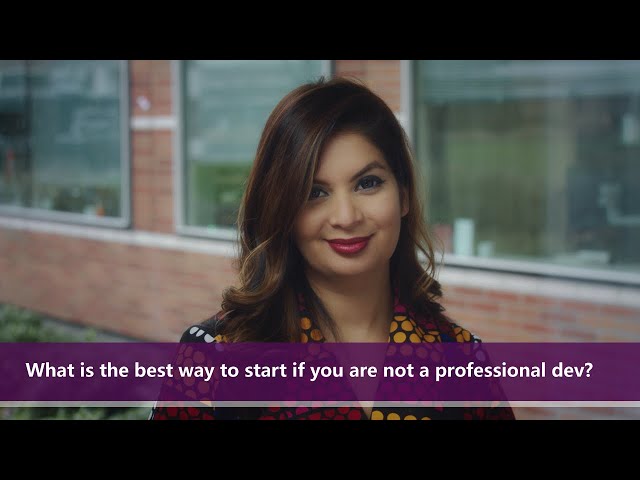 Best way to start Power Apps for a non-professional developer? | One Dev Question: Dona Sarkar