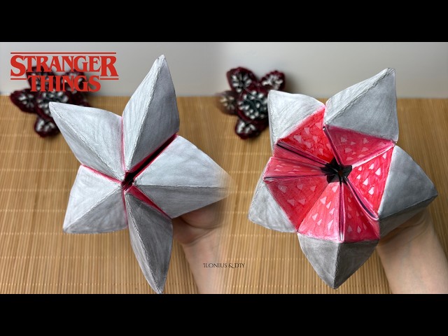 How to Make a Demogorgon Origami Cootie Catcher | Stranger Things DIY