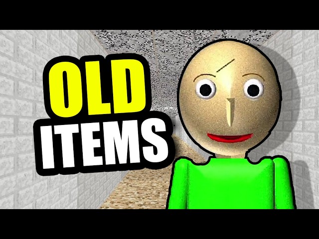 Ancient Items on Old Baldi Updates!