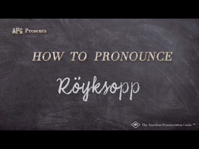 How to Pronounce Röyksopp (Real Life Examples!)