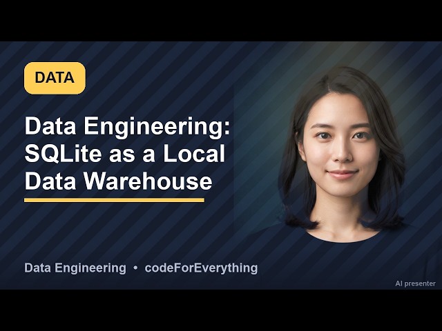 Data Engineering: SQLite as a Local Data Warehouse