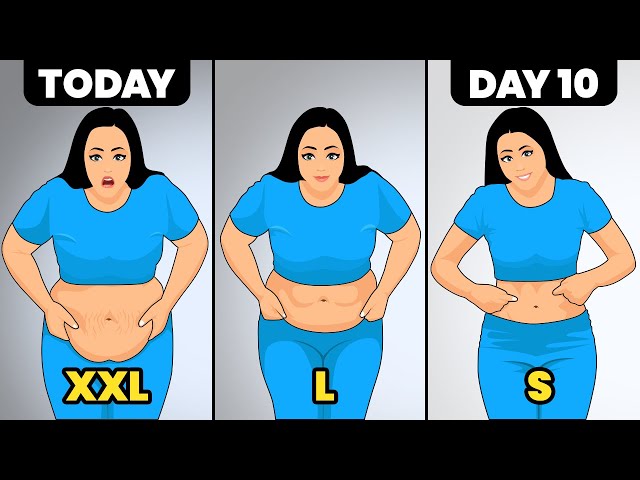 Results in 10 Days | 5 Minute Standing Exercises To Lose Belly Fat Forever