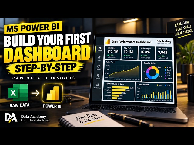 Build an Interactive Sales Dashboard in Power BI | Complete Beginner Project