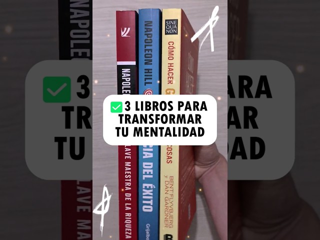 3 LIBROS PARA MEJORAR TU MENTALIDAD DE RIQUEZA #educaciónfinanciera #negocios #libros