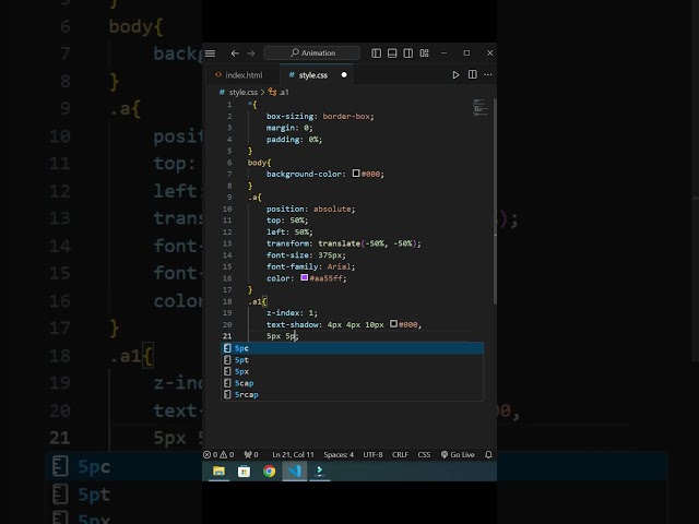 Shadow Animation | HTML CSS