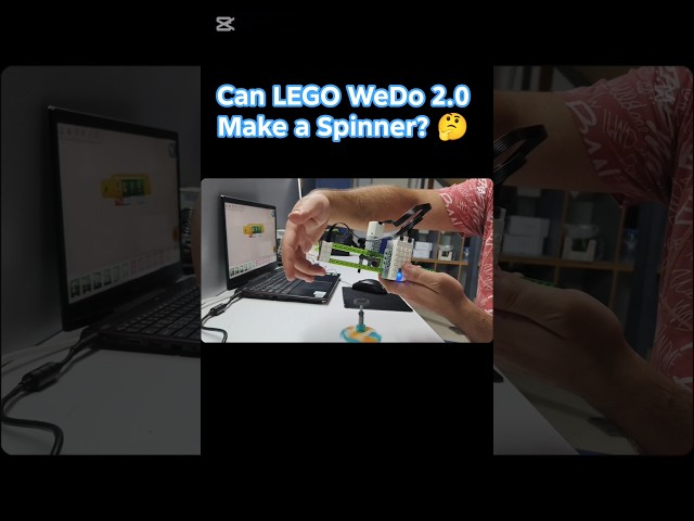 I Built a Spinner With LEGO WeDo 2.0! 🤯