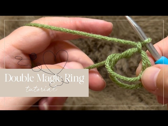 How to Crochet a Double Magic Ring or Magic Circle | Beginner-Friendly Tutorial