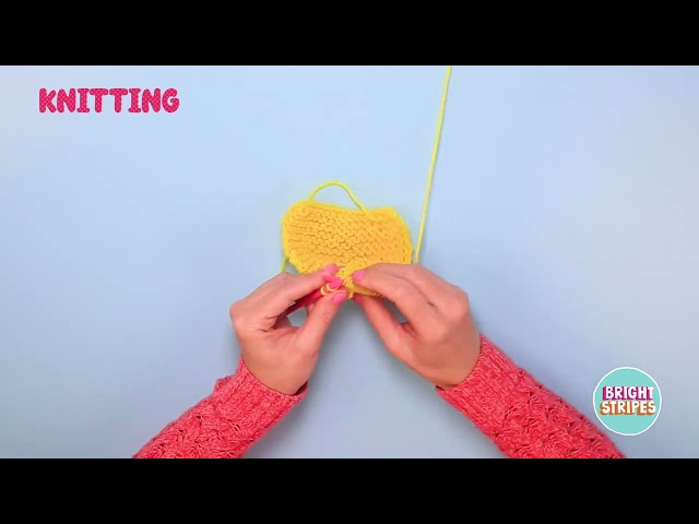 Bright Stripes: Righties - How to Knit: The Basics