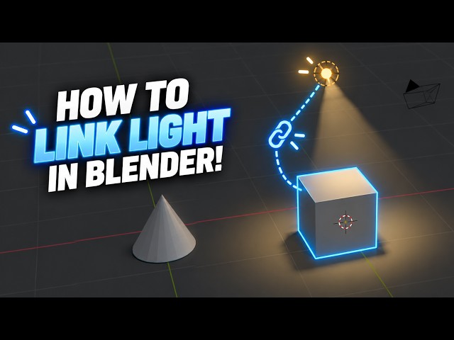 How to Link Light in Blender!!! [21 SECONDS]