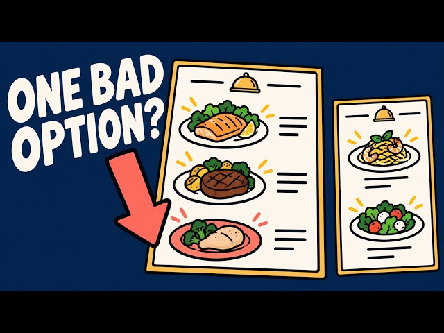 Why More Good Options Can Make the First Choice Look Worse | Consumer Psychology Ep.07