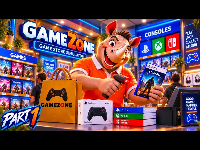 Unser eigener Gaming-Laden eröffnet | GameZone - Game Store Simulator #01