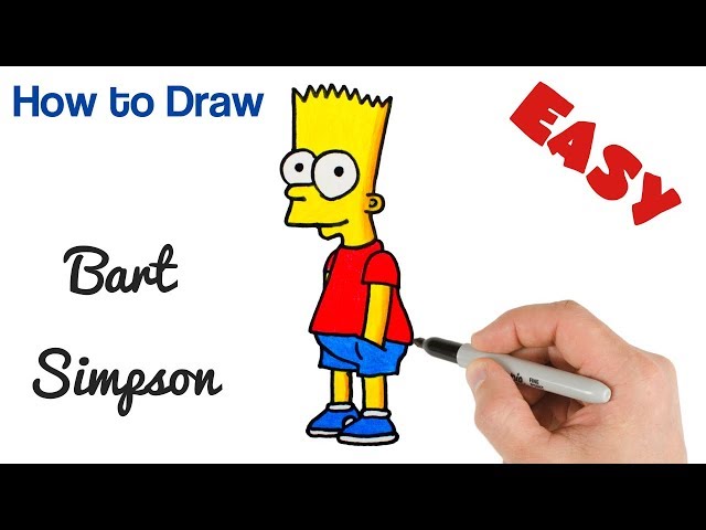 How to Draw Bart Simpson | The Simpsons Art Tutorial