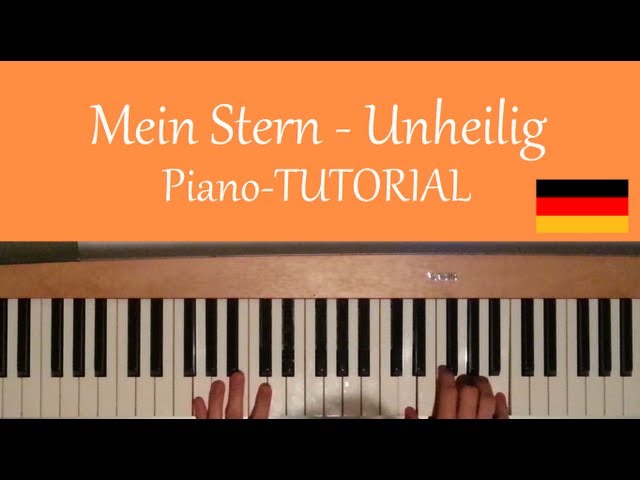 Wie man Mein Stern von Unheilig auf Piano/Klavier spielt [deutsch] - Tutorial