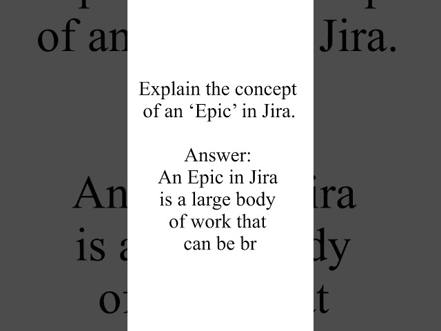 Jira interview questions #qa #softwaretestengineer #qatesting #jira