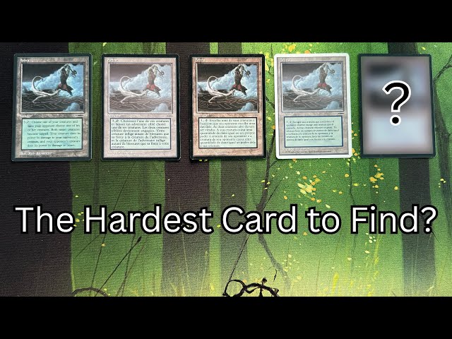 My Sixteen-Year Search for One Magic: The Gathering Card